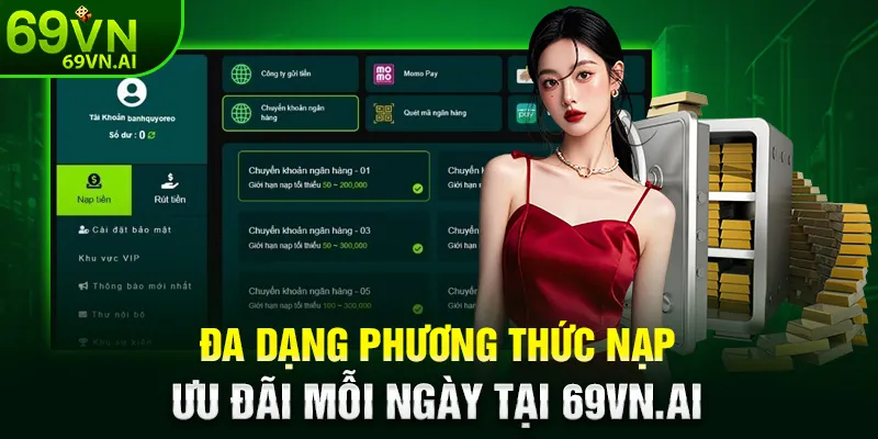 Nạp Tiền 69VN 2 Đa dạng phương thức nạp – Ưu đãi mỗi ngày tại 69vn.ai.